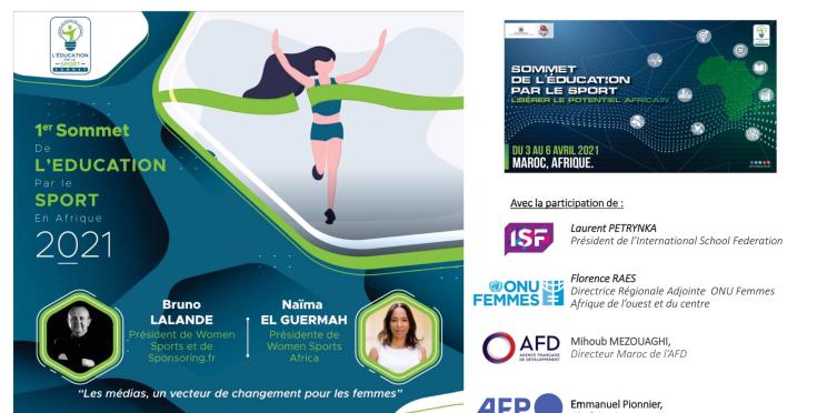 L’AFP participe dimanche au 1er Sommet de l’éducation par le sport en Afrique